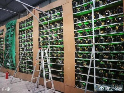 A cooling system used in a Bitcoin mining farm.