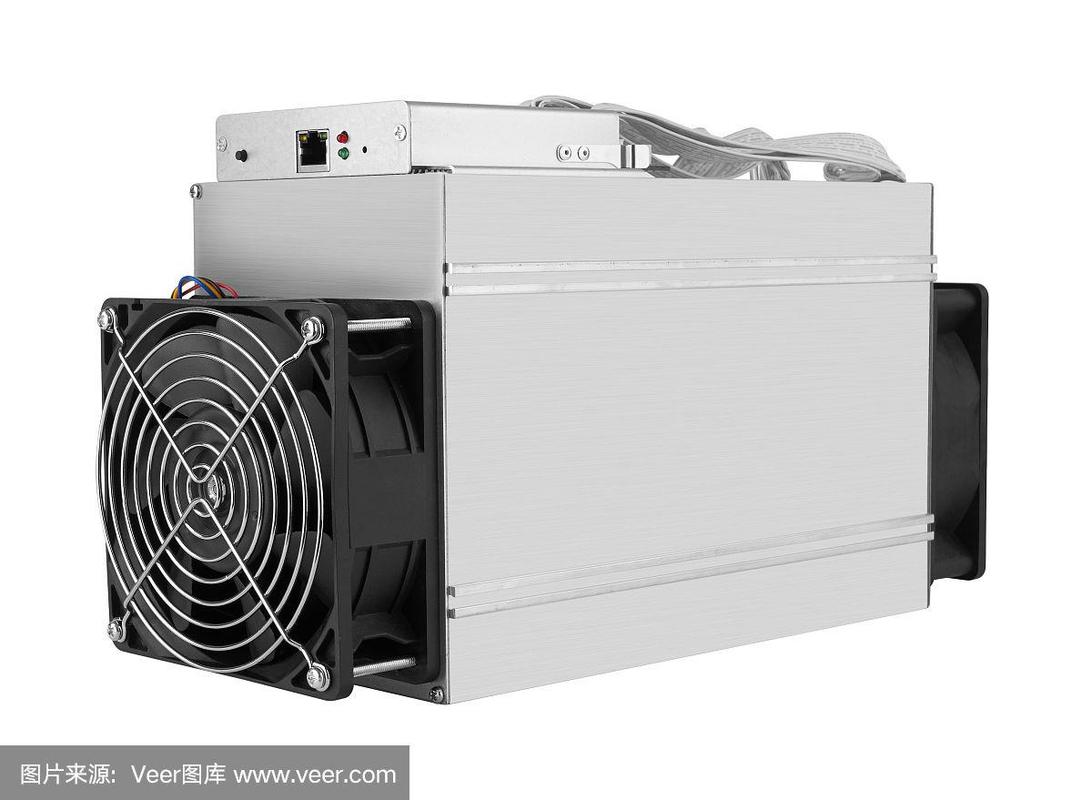 Bitcoin mining rig in action