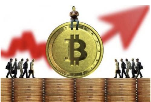 A close-up of a physical Bitcoin, symbolizing the digital currency and its potential value